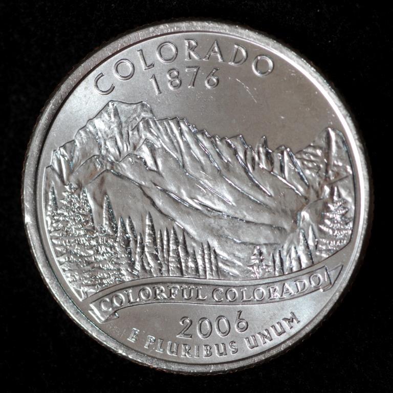 Монета США 25 центів 2006 р. Колорадо