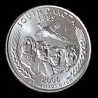 Монета США 25 центів 2006 р. Південна Дакота