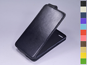 Відкидний чохол з натуральної шкіри для OnePlus 5