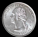 Монета США 25 центів 2008 р. Аляска, фото 3