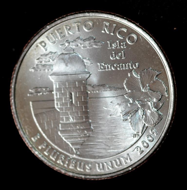 Монета США 25 центів 2009 р. Пуерто - Ріко
