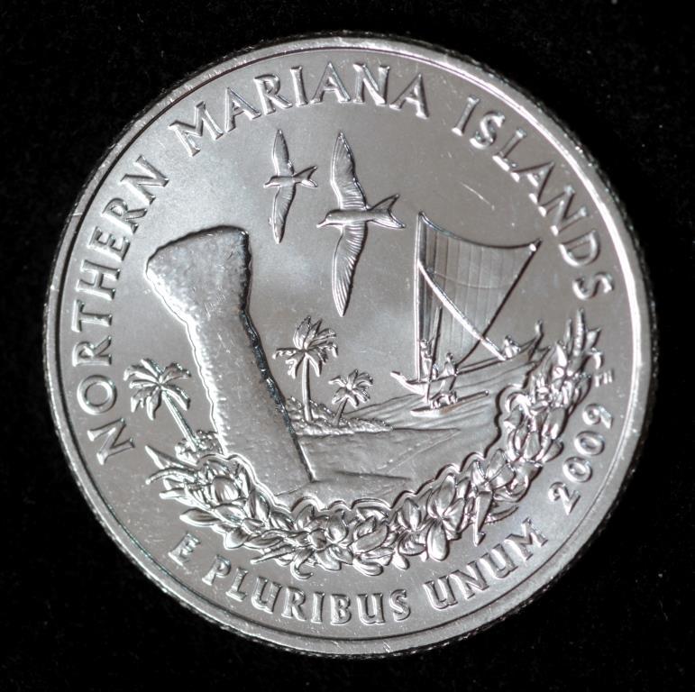 Монета США 25 центів 2009 р. Північні Маріанські острови