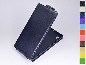 Відкидний чохол з натуральної шкіри для Sony Xperia XA1 Plus G3412