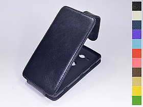 Відкидний чохол з натуральної шкіри для Sony Xperia XZ2 Compact H8324