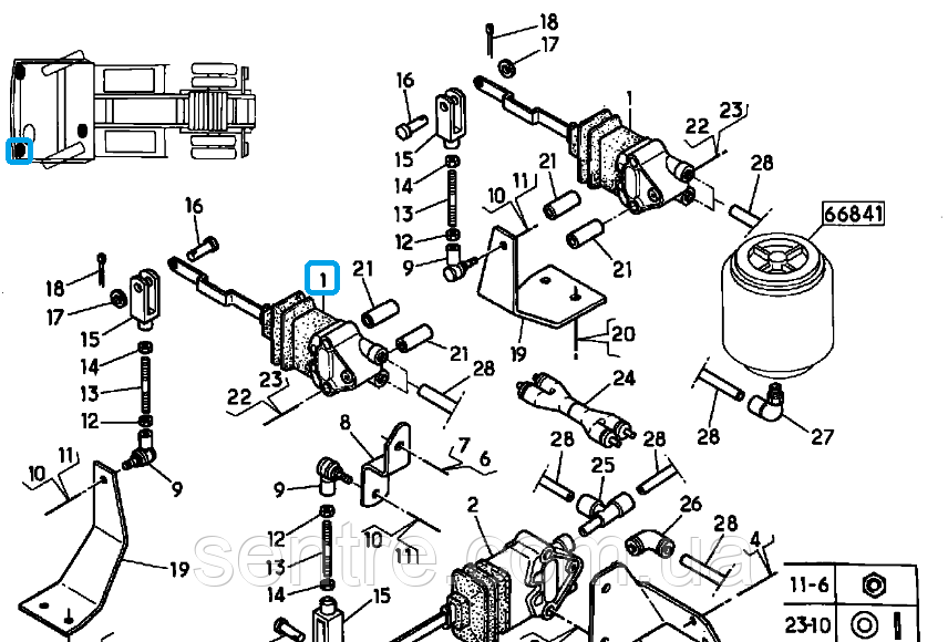 Кран рівня кабіни RENAULT PREMIUM (лев.) 7420745592, 5010260060, 4640070080 Туреччина
