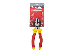 Плоскогубці комбіновані Matrix Professional Insulated 160 мм