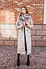 Зимове жіноче пальто з хутром блюфрост 40,42,44,46,48,50 жіноче зимове пальто з кашеміру, фото 2