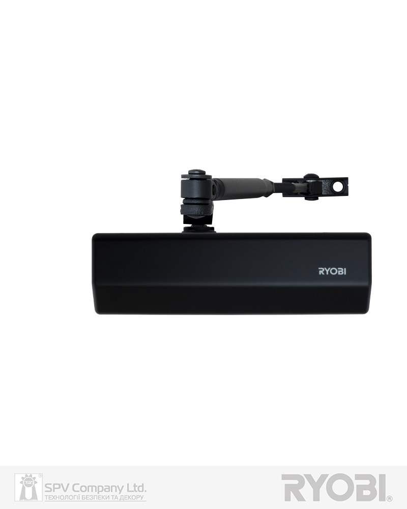 Доводчики накладні RYOBI * 1500 D-1554 BLACK STD_ARM EN_2/3/4 до_80 кг 1100 мм FIRE