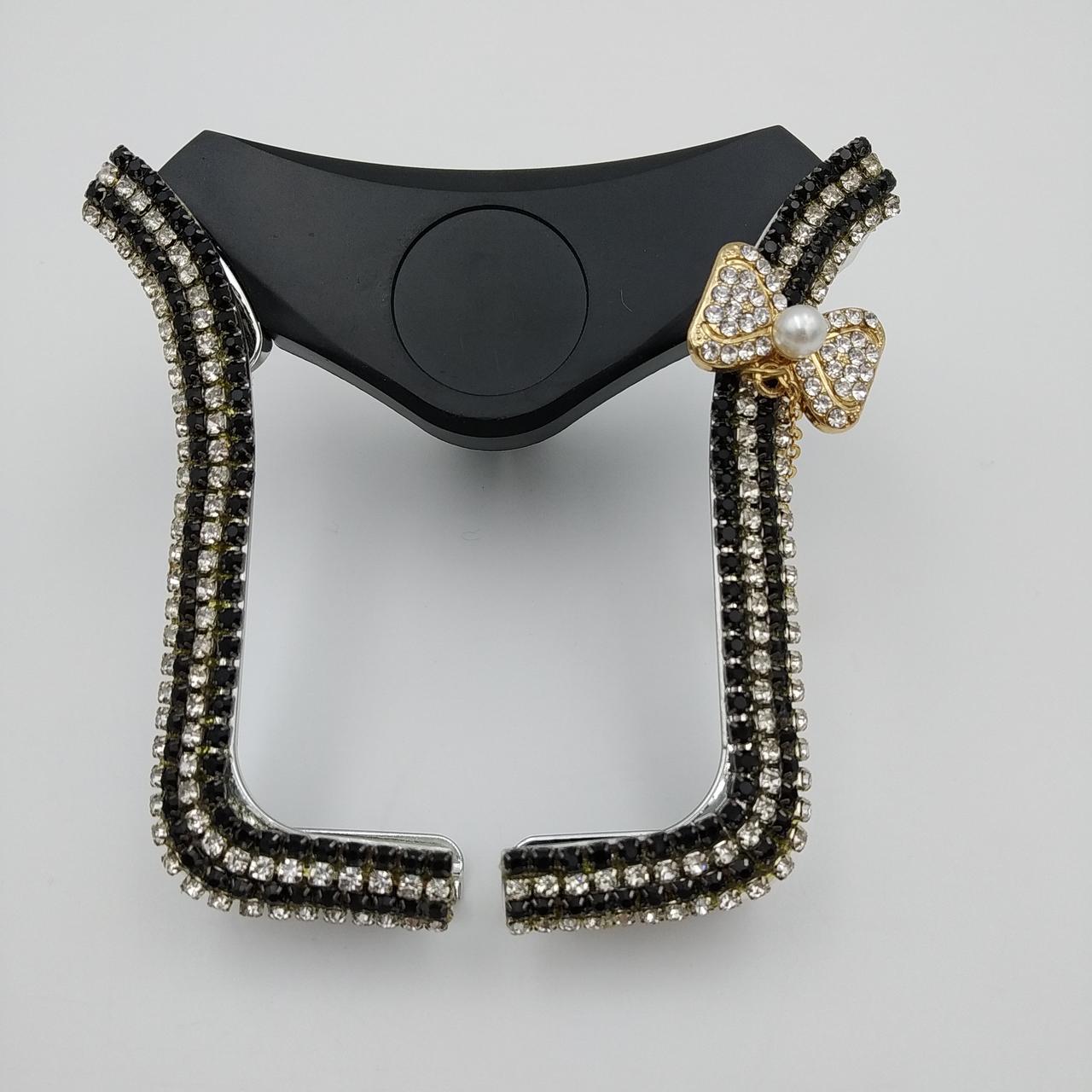 Тримач телефона для автомобіля рамка зі стразами "Бантик", фото 1