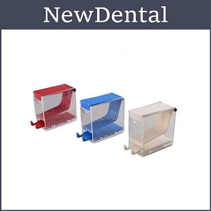 Диспенсер для ватних валиків кнопка Білий