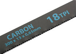 Полотна для ножівки по металу Gross 300 мм 18TPI Carbon