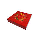 Шоколадні цукерки ручної роботи *Червона різдвяна коробка на 16шт.*, фото 2
