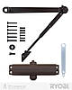 Універсальний дверний довідник з фіксацією RYOBI *8800 8803 DARK_BRONZE STD_HO_ARM EN_2/3 65 кг 965 мм, фото 4