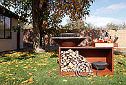 Гриль-мангал, барбекю HOLLA GRILL Rust Wide, фото 6