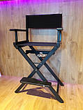 Стілець візажиста чорний P3, фото 2