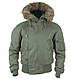 Куртка чоловіча зимова коротка Аляска N2B колір олива Mil-Tec Німеччина, фото 2