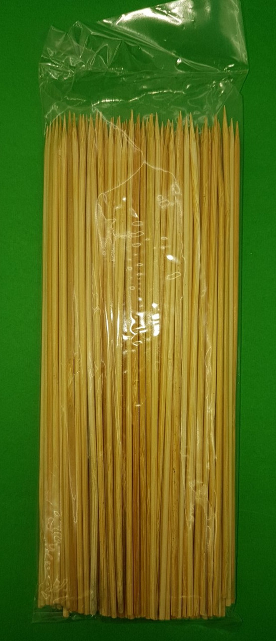 Бамбукові палички для шашлику/закусок, 20 см, 200 шт\пач; 2,5 мм