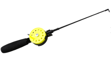 Зимова вудка Flagman FIFRL з підставкою довга жовта