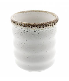 Склянка 150 мл Білий у точці (Pro Ceramics) Кантрі