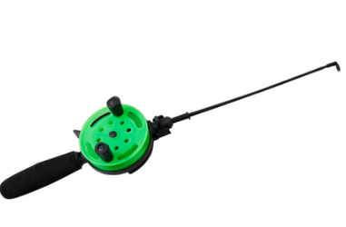 Зимова вудка Flagman FIFRN з підставкою середня зелена