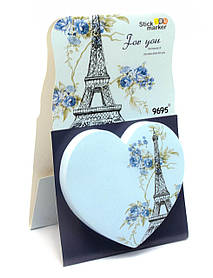 Стикери "Сердечко" блакитні (13х8х2 см)