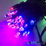 Світлодіодна гірлянда Нитка RG/RB 10м 100LED Каучук, фото 3
