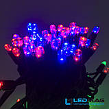 Світлодіодна гірлянда Нитка RG/RB 10м 100LED Каучук, фото 5