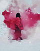 Ручний малиновий кольоровий дим найнасиченіший(дим13), 70 сек., рожевий кольоровий дим, фото 3