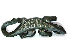 Гекон дерев'яний різьблений (17х2х50 см)