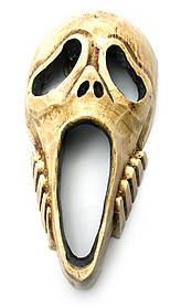 Маска дерев'яна "Крик" (15х7х30 см)