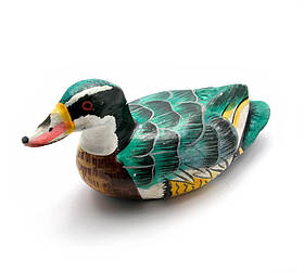 Качка дерев'яна мальована (9х4,5х5,5 см)