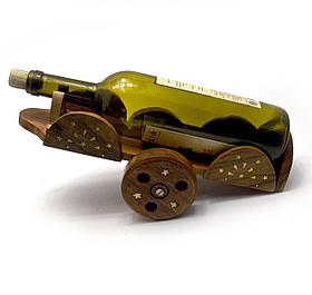 Підставка під пляшку рожеве дерево (32х9х14 см)