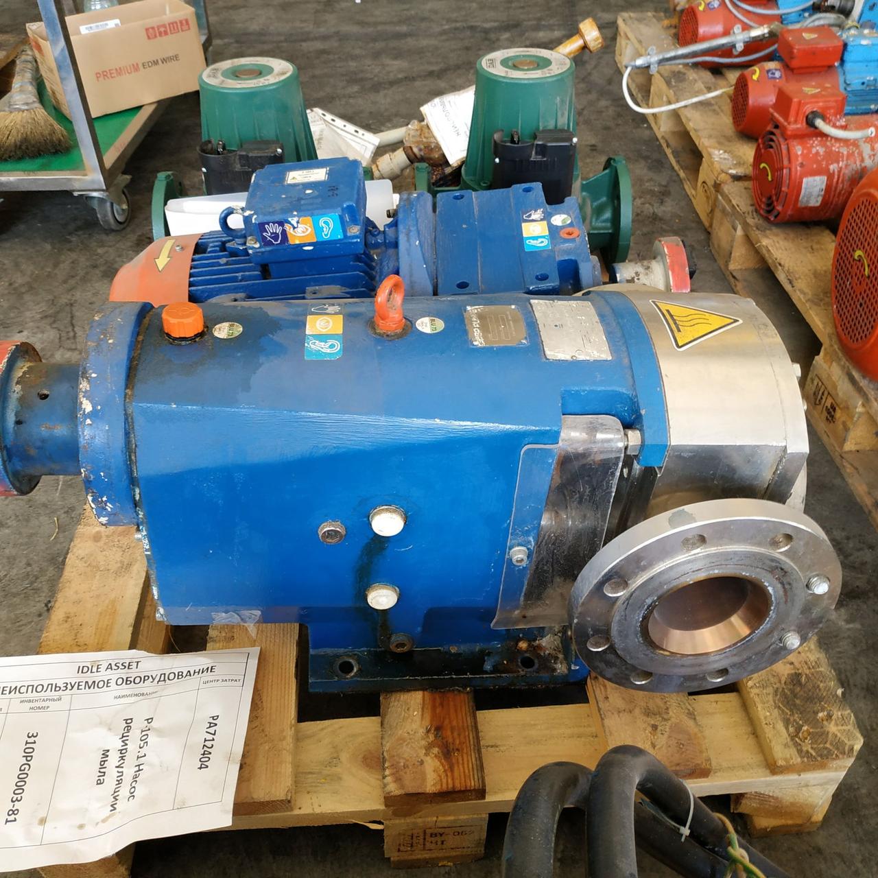 Насос ALFA LAVAL SRU5/168/LS (макс.тиск 7 бар) б/в