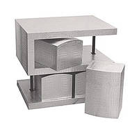 Комплект S-образный "Кайман": стол, 4 табурета, 70х50х60 см (КА-S03)