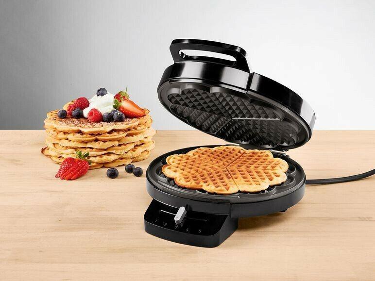 Вафельниця кругла з регулюванням Silver Crest Waffle maker 1200W Germany