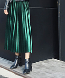 Плісирована спідниця-максі з високою талією, фото 3