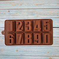 Форма силіконова для цукерок Кубики з цифрами