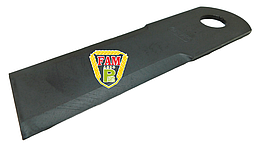 Ніж бильний рухливий (гладкий) без втулки Balmet 175x50x4 ø 20, 736872 Claas, 754116 Claas, 755784 Claas