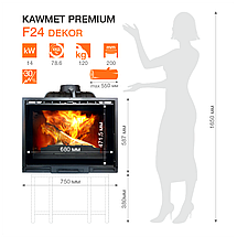 Камінна топка KAWMET Premium SIREN (14 kW) EKO, фото 4