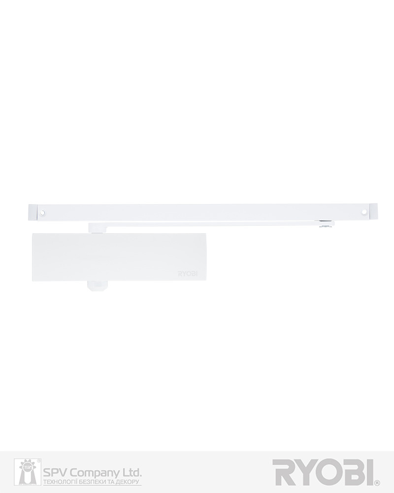 Доводчик дверний з ковзною тягою RYOBI 1200 D-1200T WHITE BC SLD_HO_ARM EN_3 60 кг 950 мм