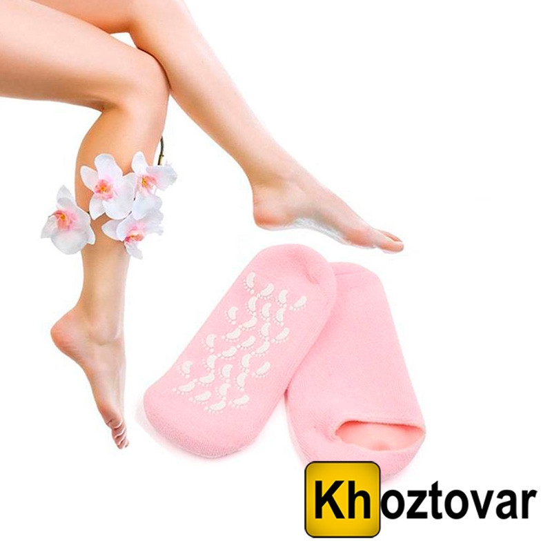 Зволожуючі гелеві шкарпетки SPA Gel Socks, фото 1