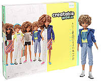 Игровой набор Кукла Созидаемый мир, светлые кучерявые волосы Creatable World Deluxe Character Kit Customizable