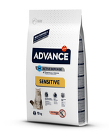 Корм для кошек ADVANCE (Эдванс) Cat Salmon Sensitive чувствительное пищеварение лосось, 3 кг