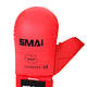 Рукавички для карате SMAI WKF (SM P101) Red із захистом великого пальця XS, фото 2