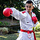 Рукавички для карате SMAI WKF (SM P101) Red із захистом великого пальця XS, фото 6