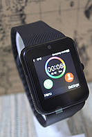 Умные смарт-часы Smart Watch GT08 черные в черном sim карта с камерой