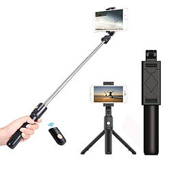 Монопод-трипод Wireless Tripod K07 Bluetooth Чорний