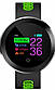 Ексклюзивні розумні годинник Smart Watch Q8 Pro спортивні чорно - зелені, фото 4