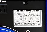 Magnitek MIG 350F (380 В) зварювальний напівавтомат, фото 6