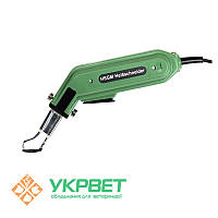 Електричний прилад (електротермокаутер) для купірування хвостів, з прямим ножем